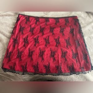 90s Lace Mini Skirt